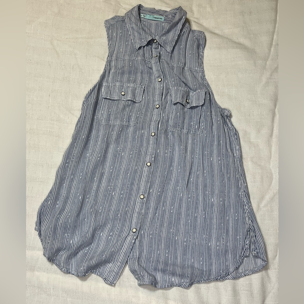 Maurices Racerback Sleeveless Striped Top